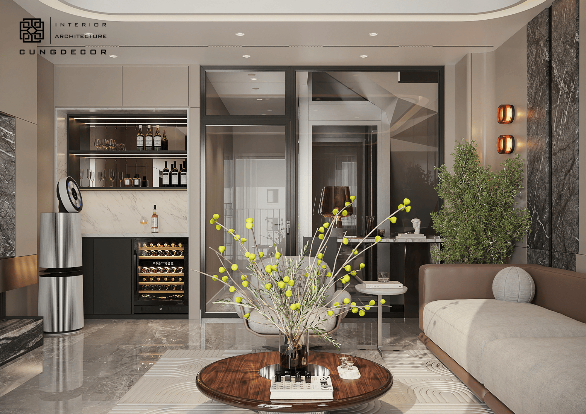 Nhà phố hiện đại